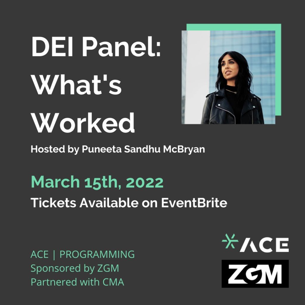 Host Puneeta McBryan presenting at the upcoming DEI panel of Ad Club Edmonton